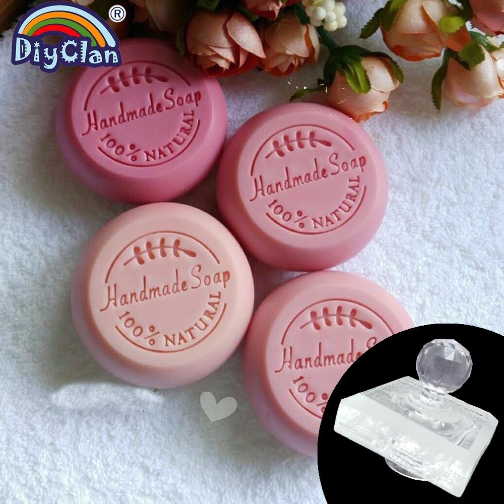 Soap Stamp Custom - Прозрачный штамп ручной работы для изготовления