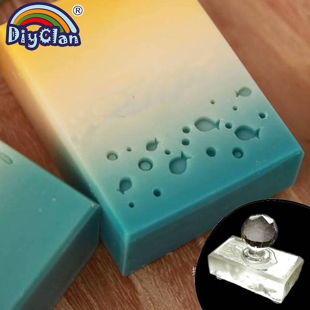 Soap Stamp Custom - Прозрачный акриловый штамп ручной работы с