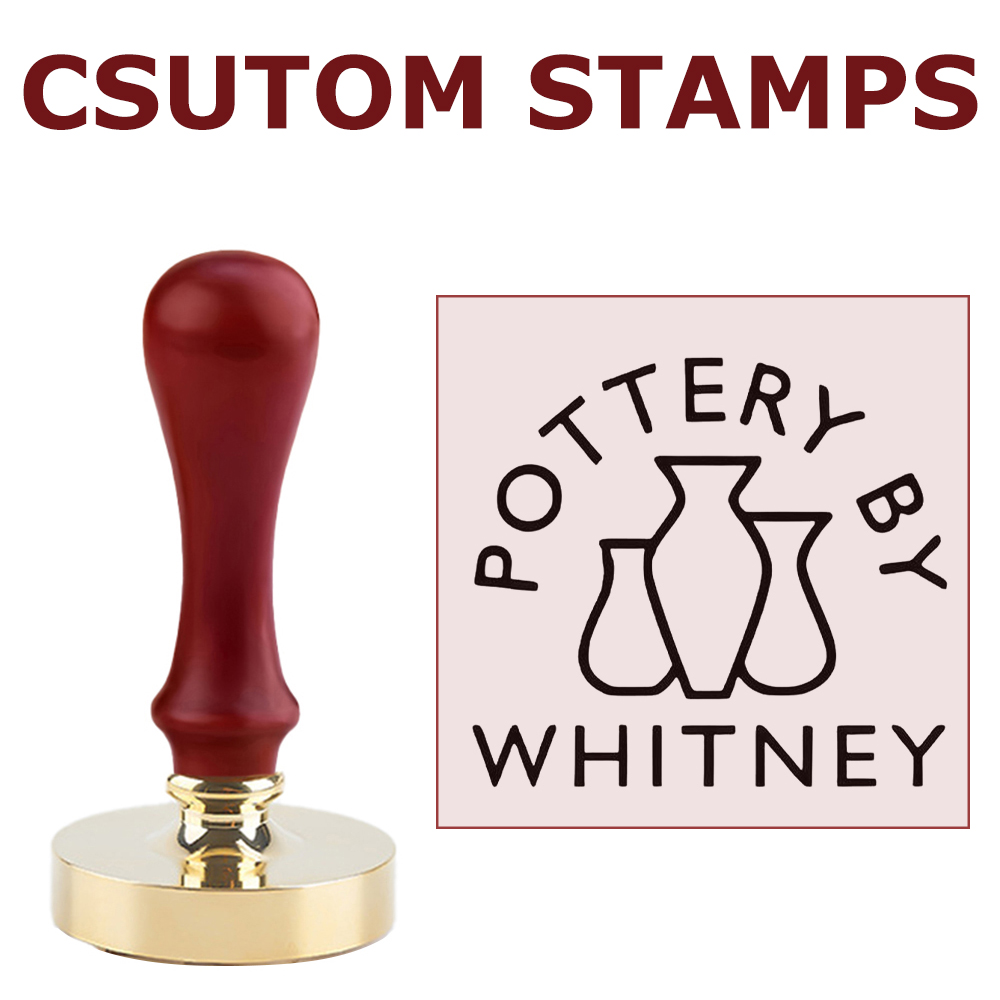 Soap Stamp Custom - Персонализированный керамический штамп для глины, изготовленные