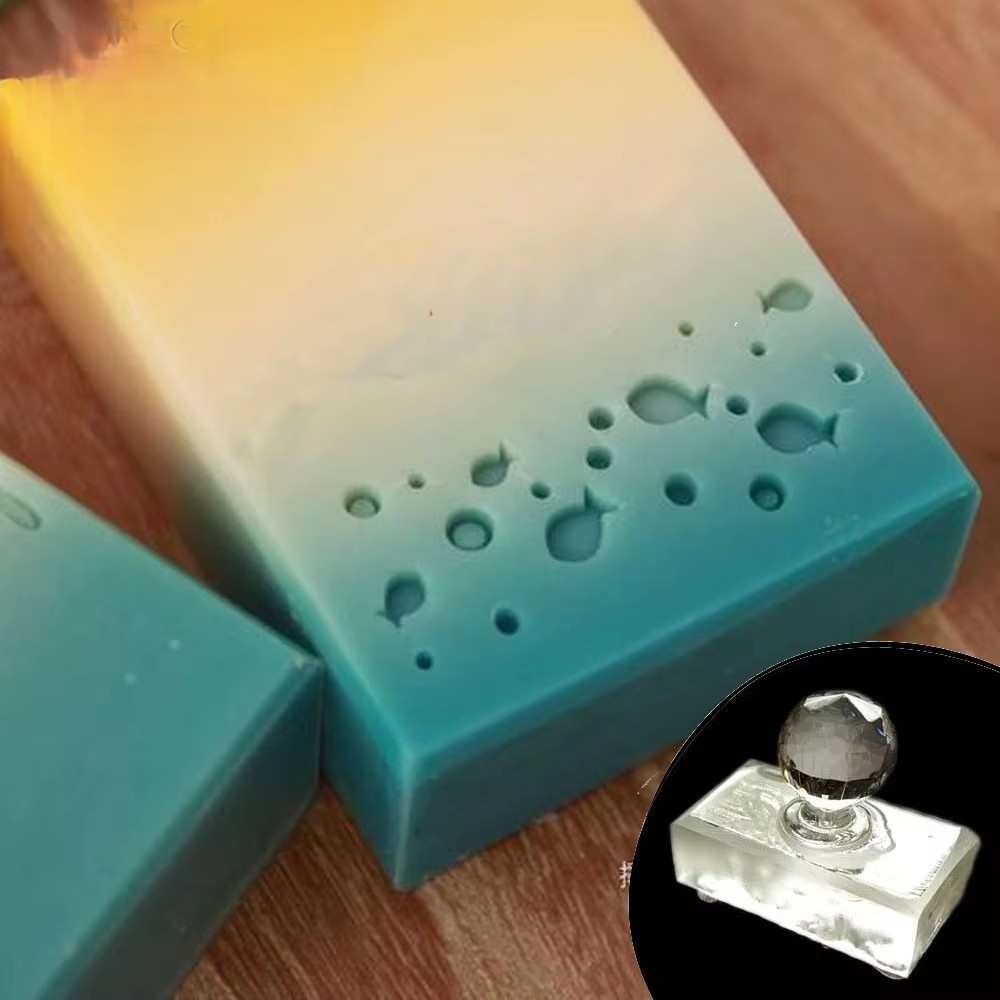 Прозрачный акриловый штамп руч – обзор и цена Soap Stamp Custom