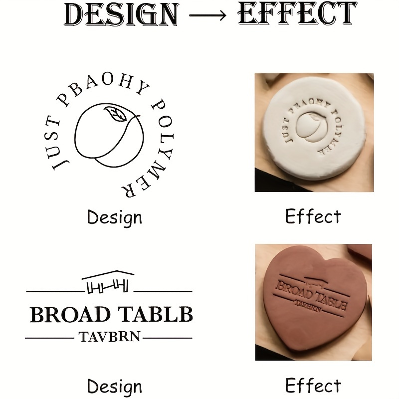 Индивидуальные глиняные штампы – обзор и цена Soap Stamp Custom